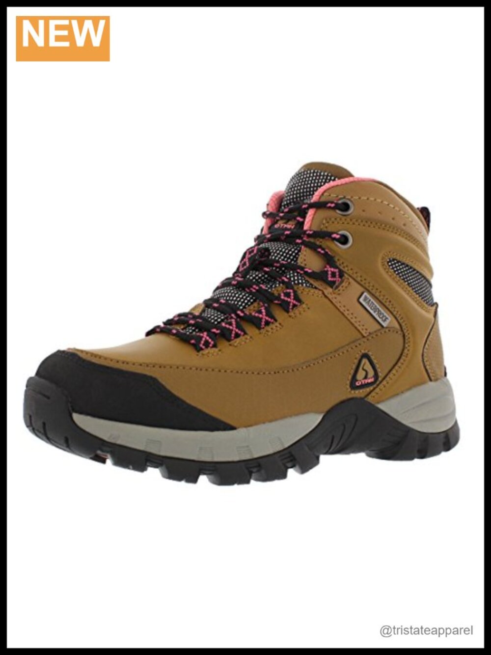 OTAH Forestier Mid Lace-Up Chukka Hiking Boots Memory Foam Leather Lining